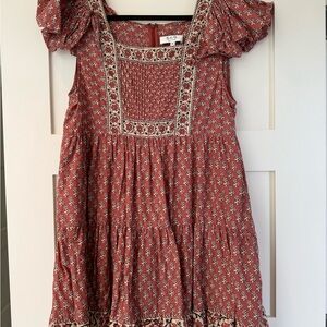 Sea New York Red Floral Mini Dress